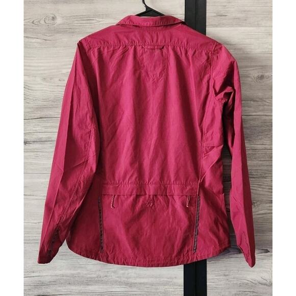Fjallraven x Specialized Riders Wind Jacket Women's XS Pomegranate Red NWT $179 - Picture 4 of 9